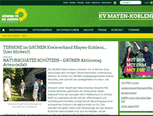 Tablet Screenshot of gruene-myk.de